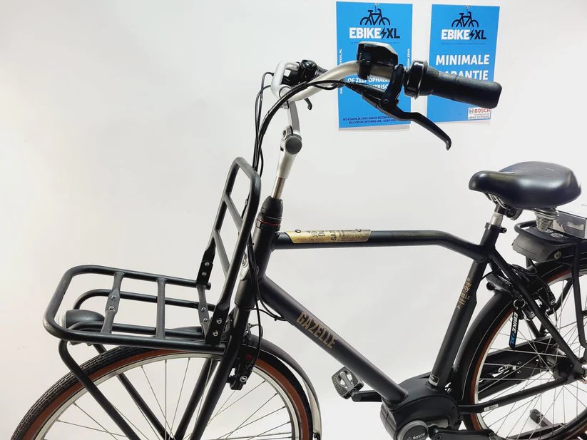 Gazelle Heavy Duty Transportfiets Bosch Active Line Midden Heren Zwart 59cm