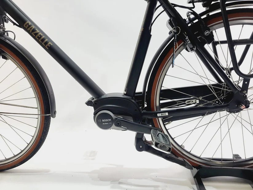 Gazelle Heavy Duty Transportfiets Bosch Active Line Midden Heren Zwart 59cm