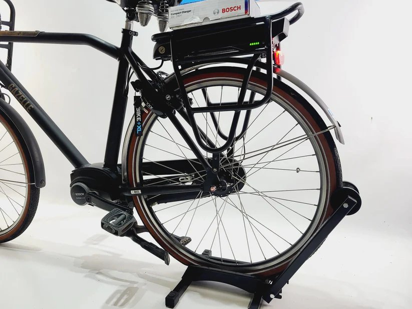 Gazelle Heavy Duty Transportfiets Bosch Active Line Midden Heren Zwart 59cm