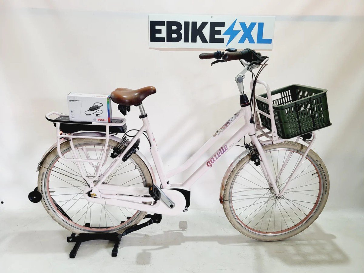 Gazelle Miss Grace Bosch Active Line Middenmotor Transporf Dames Rose 59cm