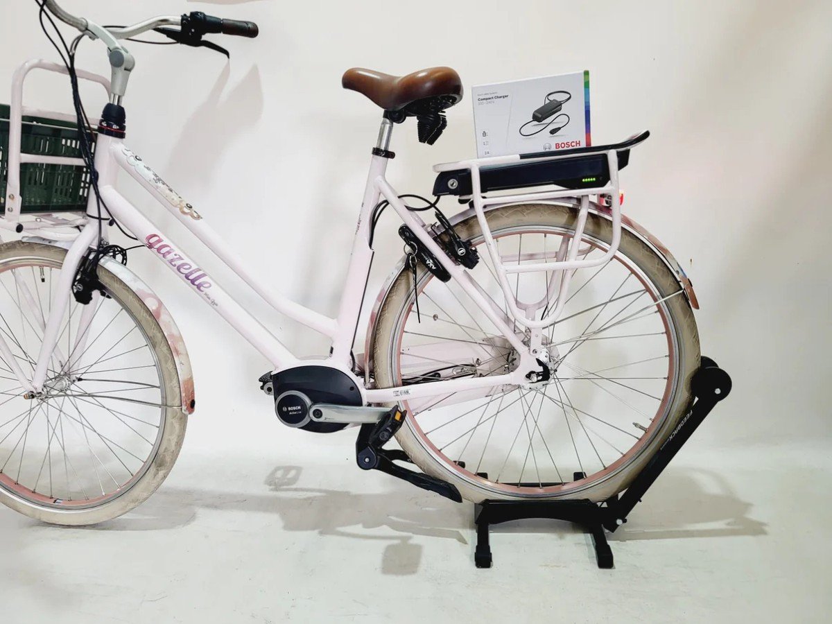 Gazelle Miss Grace Bosch Active Line Middenmotor Transporf Dames Rose 59cm