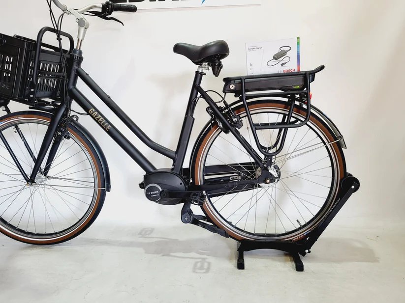 Gazelle Miss Grace Bosch Active Line Middenmotor Transporf, Zwart