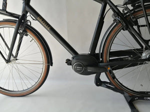 Gazelle Heavy Duty Bosch Active Line Middenmotor Heren Zwart 59cm