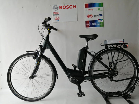 Bicycles E-City Line FARO 7.4 Bosch Middenmotor Terugtrapre, Zwart