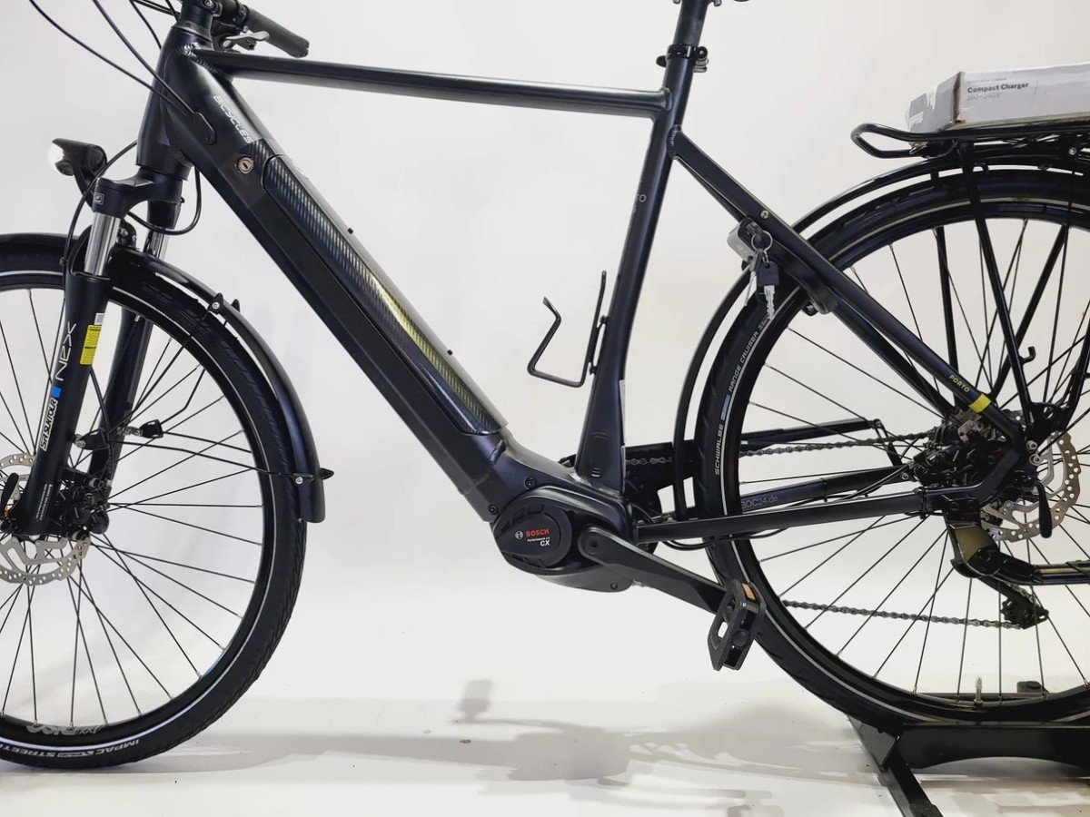 DEMO Bicycles E-trekking Ponto 10.6 Bosch Perf Line CX Middenmot Heren Zwart 40cm