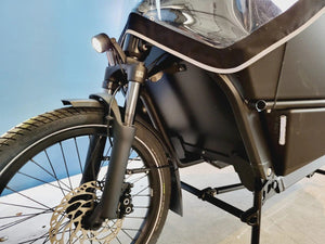 DEMO Nicolai NC-1 Bosch Cargo Line 750Wh! MM Bakfiets Bosch Sma Zwart