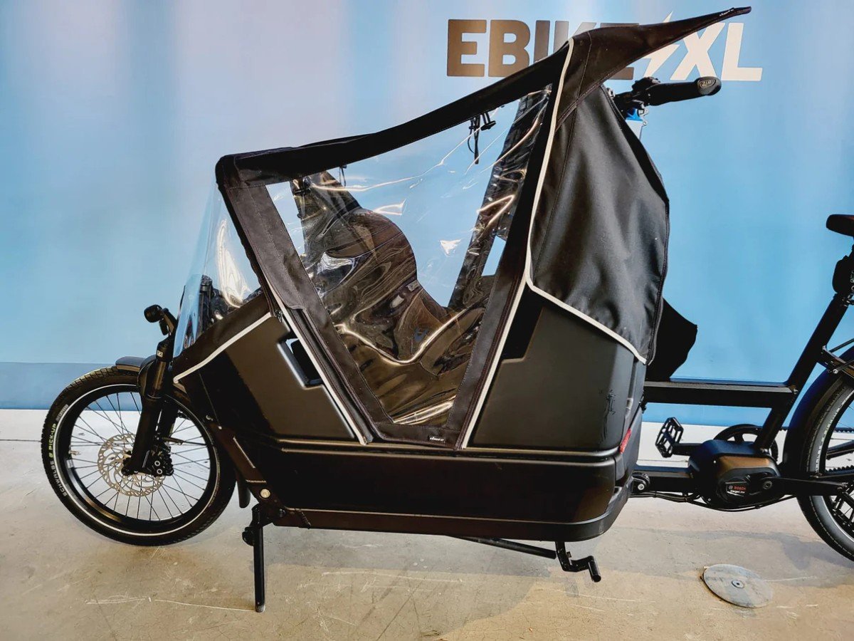 DEMO Nicolai NC-1 Bosch Cargo Line 750Wh! MM Bakfiets Bosch Sma Zwart