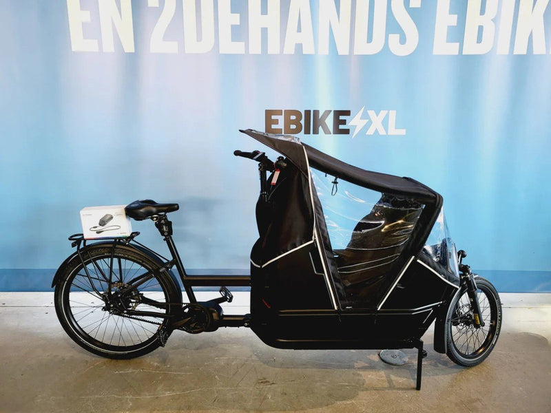 DEMO Nicolai NC-1 Bosch Cargo Line 750Wh! MM Bakfiets Bosch Sma Zwart