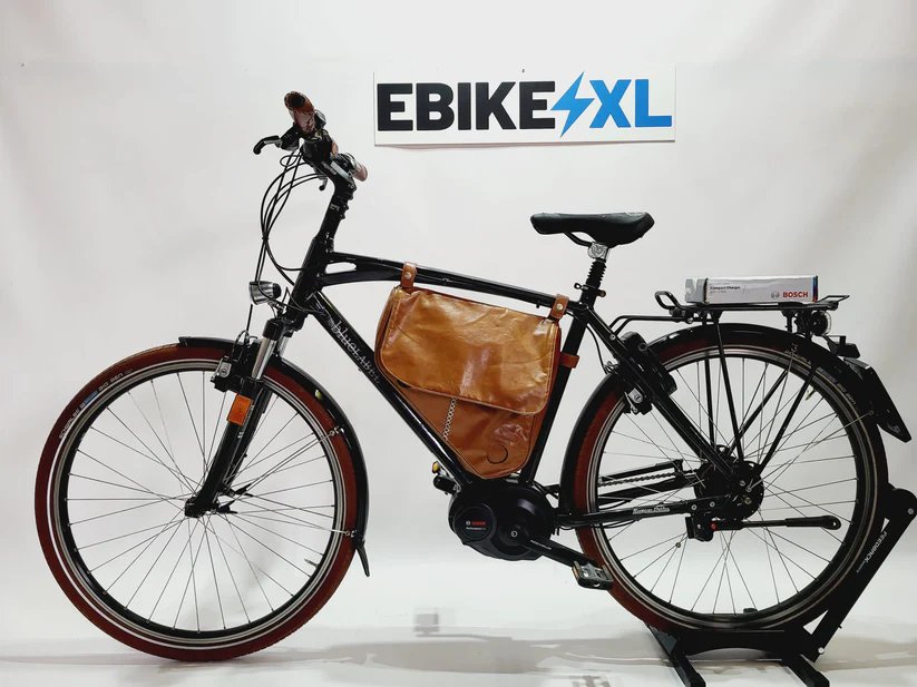 Riese & Muller Cruiser Bosch Performance Line Zwart, elektrische fiets, zijaanzicht