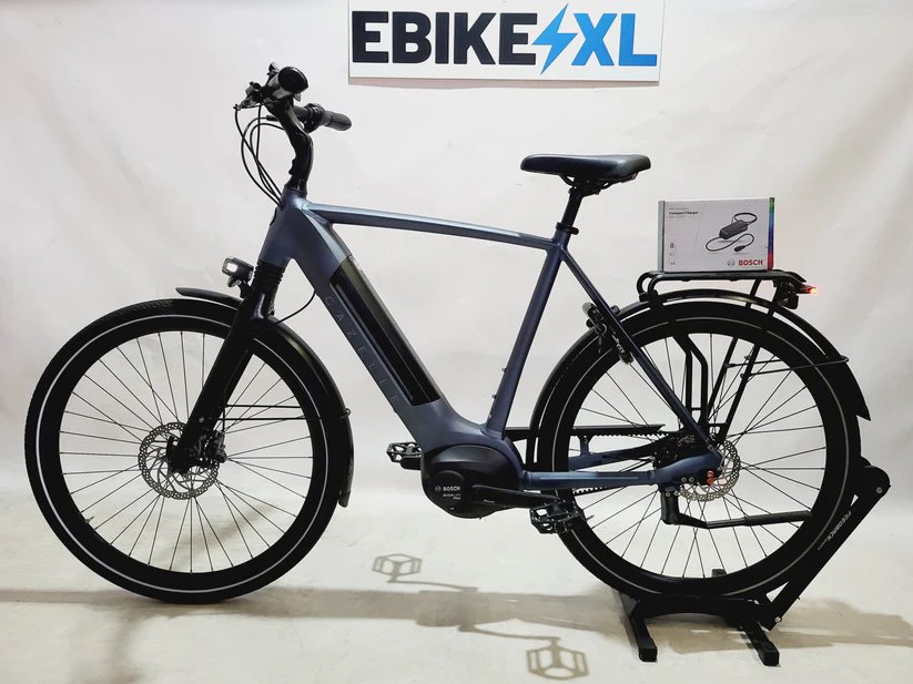 Gazelle Ultimate C8+ Bosch Active Line Plus MM Belt-Drive Heren Grijs 61cm L
