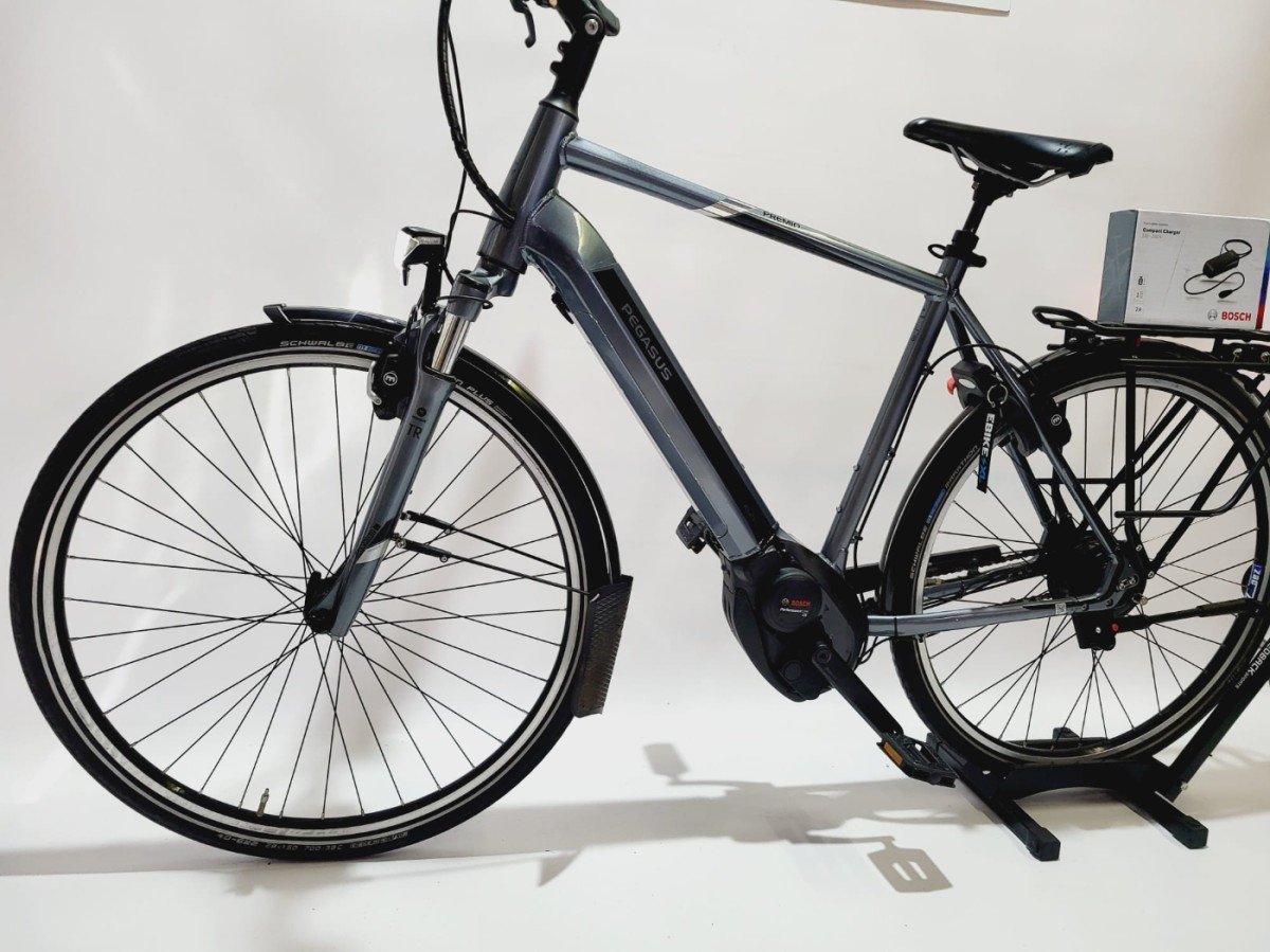 Pegasus PREMIO EVO 10 Bosch Perfomance Line CX Middenmotor Heren Grijs 58cm M