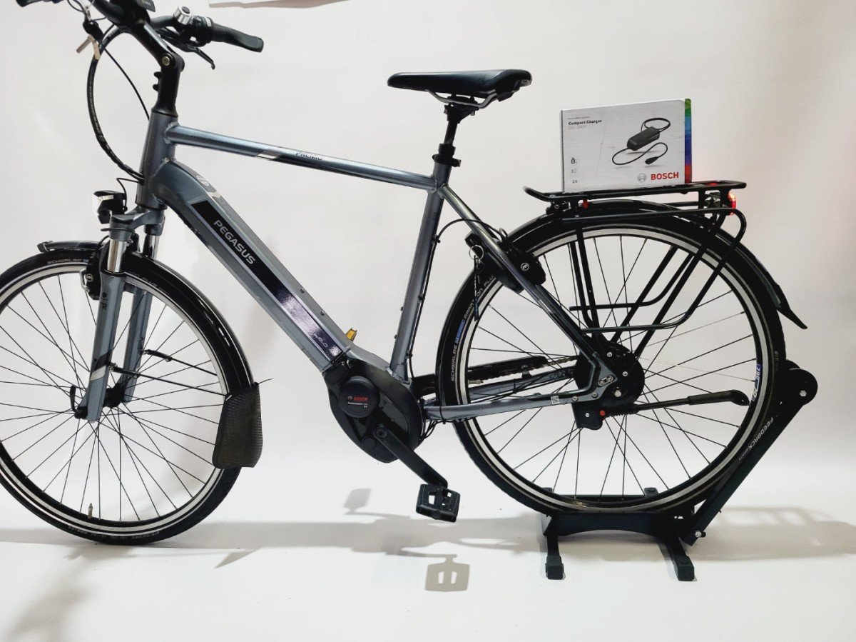 Pegasus PREMIO EVO 10 Bosch Perfomance Line CX Middenmotor Heren Grijs 58cm M
