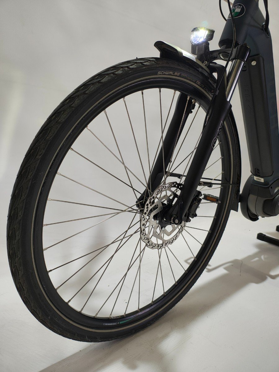NIEUW! Puch CITY 5.5 Bosch Active Line Plus Middenmotor Belt-D Lage instap Donkerblauw 50cm M