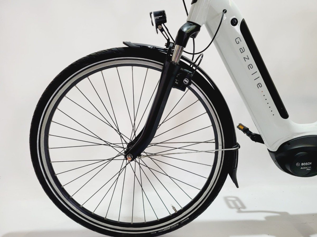 Gazelle Grenoble C7+ Bosch Active Line Plus Middenmotor Lage instap Wit 57cm L