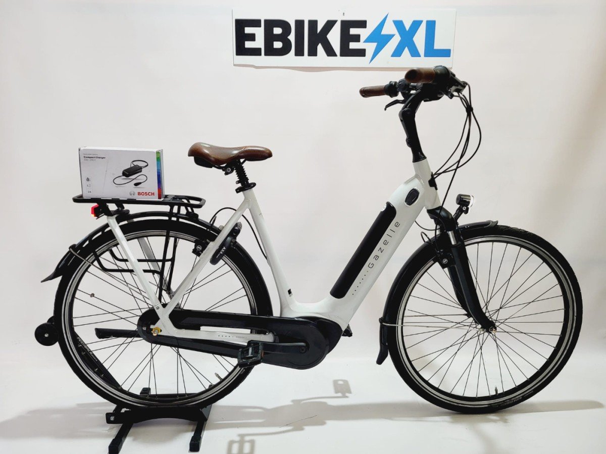 Gazelle Grenoble C7+ Bosch Active Line Plus Middenmotor Lage instap Wit 57cm L