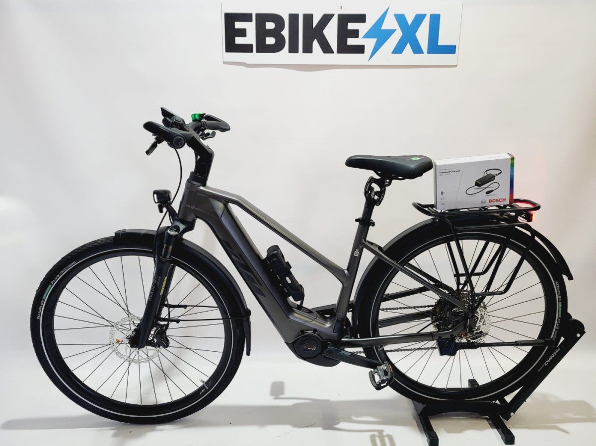 DEMO KTM Macina Style X Pro Bosch Performance Line CX Mixed Donkergrijs 46cm S
