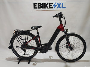 Pegasus Premio EVO E10 Bosch Performance Line CX Middenmot Lage instap Rood / Zwart 45cm S