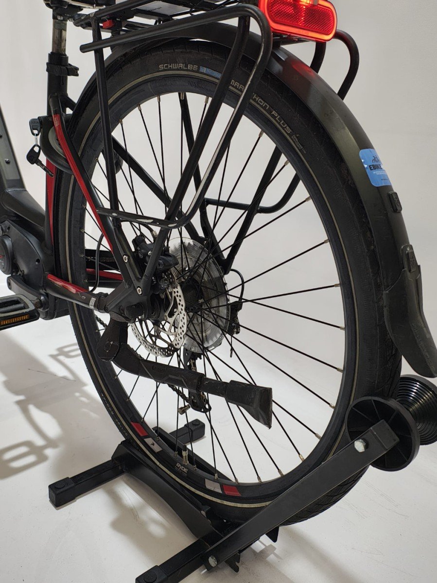 Pegasus Premio EVO E10 Bosch Performance Line CX Middenmot Lage instap Rood / Zwart 45cm S