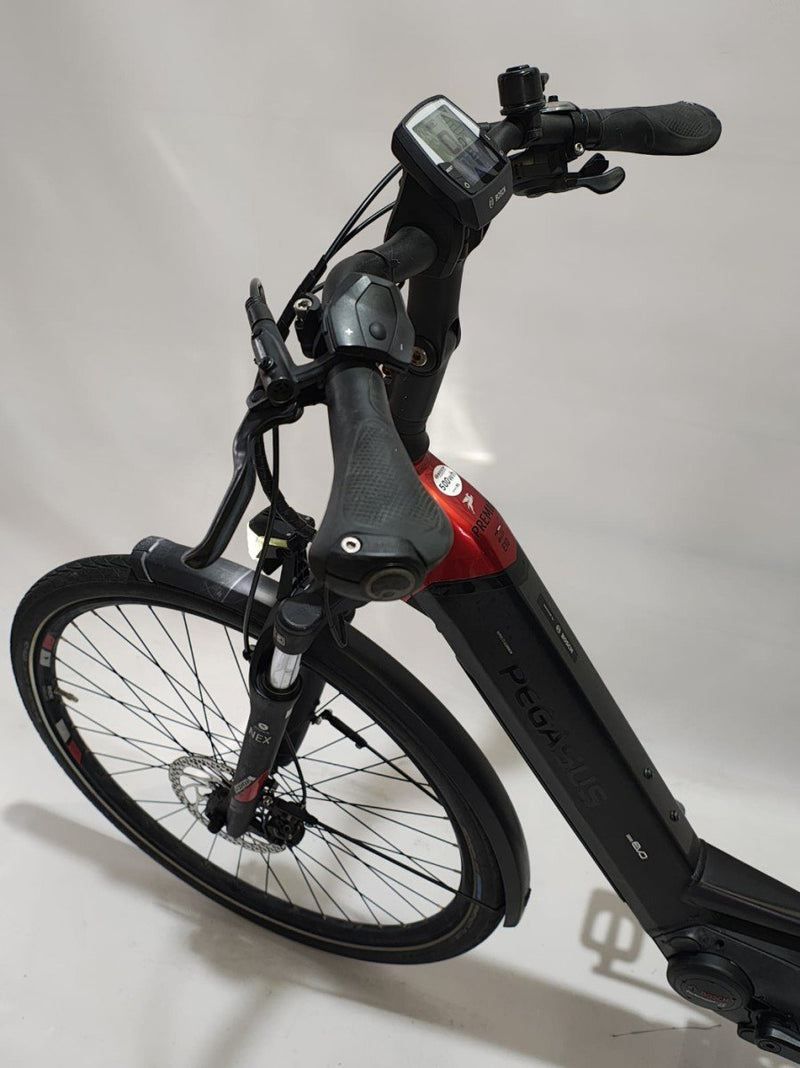 Pegasus Premio EVO E10 Bosch Performance Line CX Middenmot Lage instap Rood / Zwart 45cm S