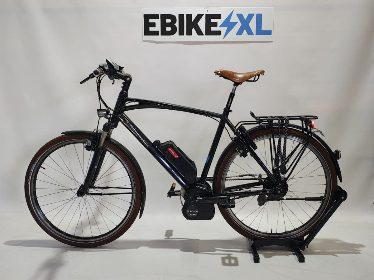 Riese & Muller Cruiser Bosch Classic Line Middenmotor Speed Pedelec Zwart, elektrische fiets, zijaanzicht