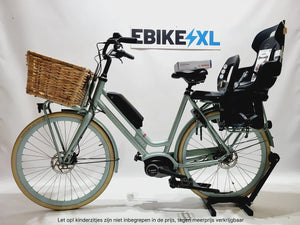 Batavus E-GO EXT Bosch Active Line Middenmotor Transportfi Lage instap Lichtgroen turkoois 61cm XL