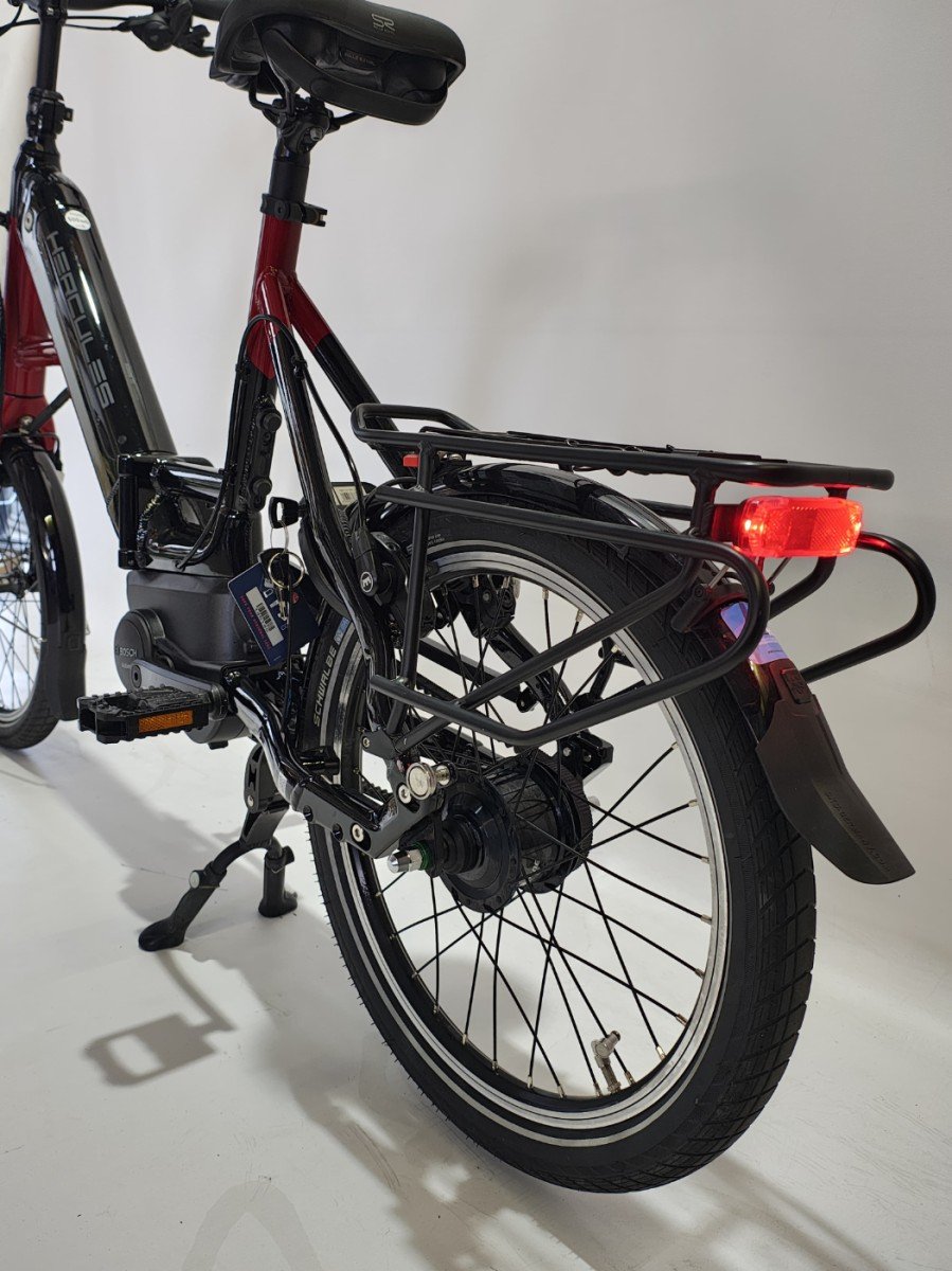 Hercules Rob Fold Pro Bosch Active Line Plus Middenmotor Zwart / Rood