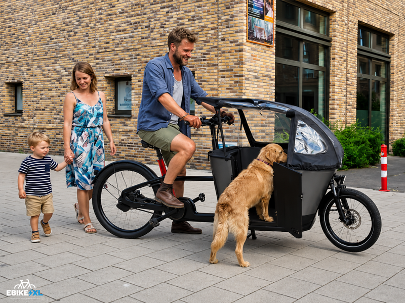 DEMO Carqon Classic met kinderdeur Bosch Cargo Line Middenmotor 500Wh Belt-Drive | 2 jaar garantie | Prijs vanaf