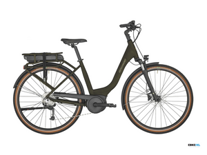 NIEUW! Bergamont E-Horizon 5RT Bosch Active Line Plus Middenmotor Lage instap Groen M (OP BESTELLING)