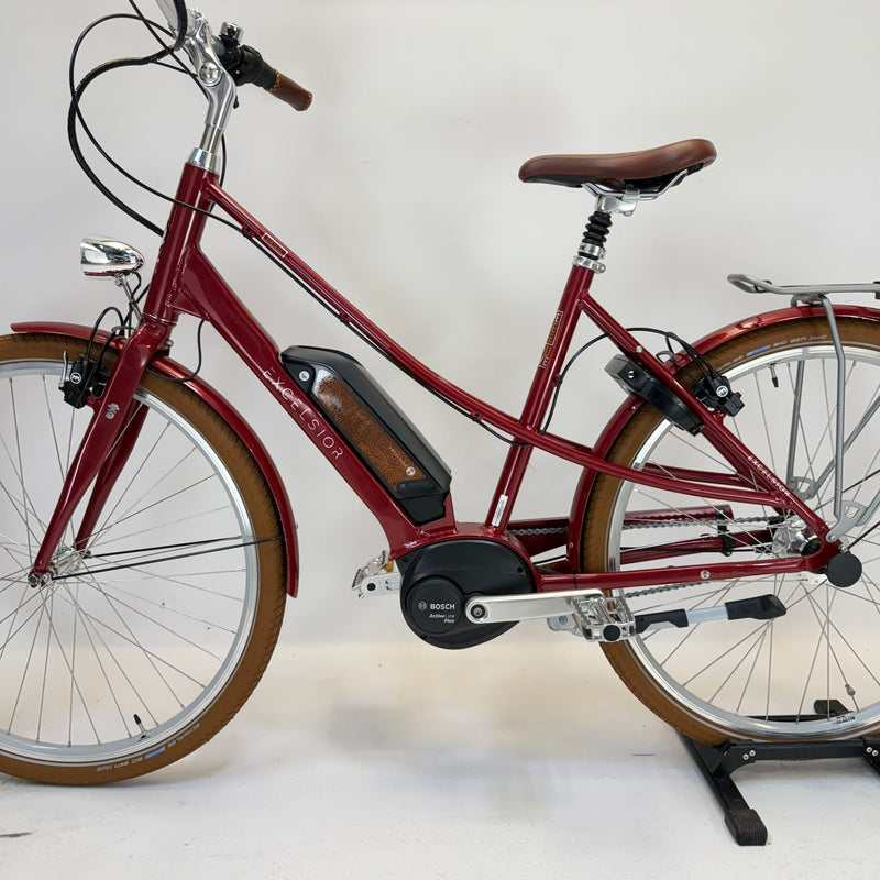 NIEUW! Excelsior Vintage DA Bosch Active Line Plus Middenmotor Rood