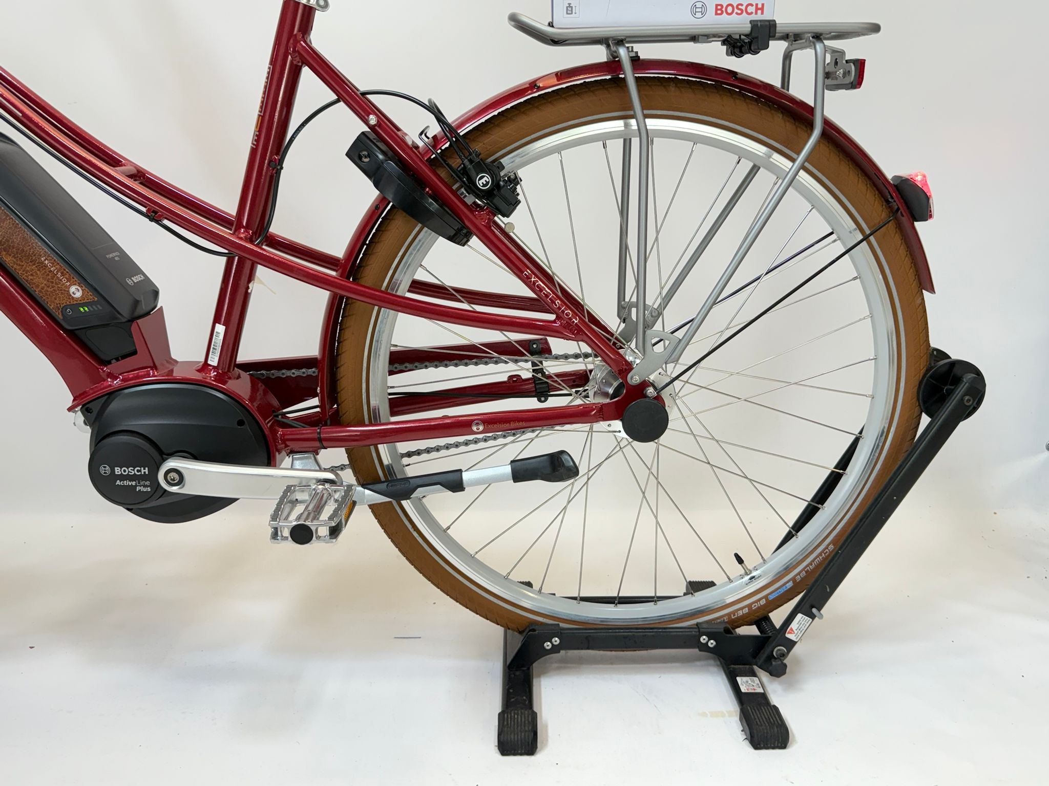 NIEUW! Excelsior Vintage DA Bosch Active Line Plus Middenmotor Rood