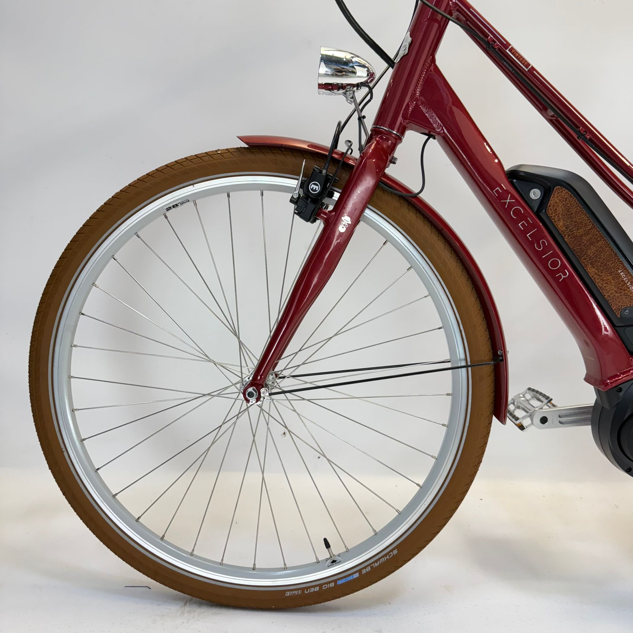 NIEUW! Excelsior Vintage DA Bosch Active Line Plus Middenmotor Rood