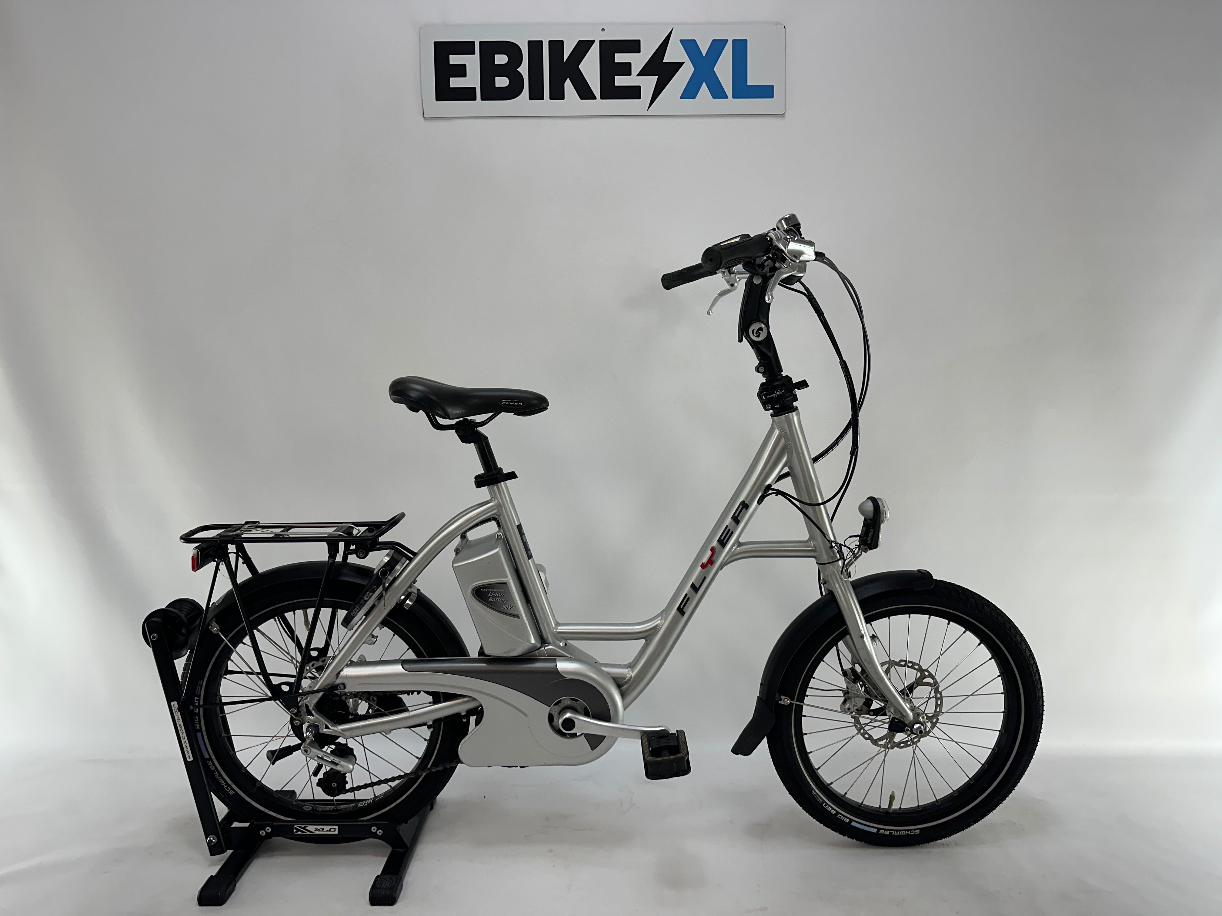 Flyer Compact Fiets Zilver 20