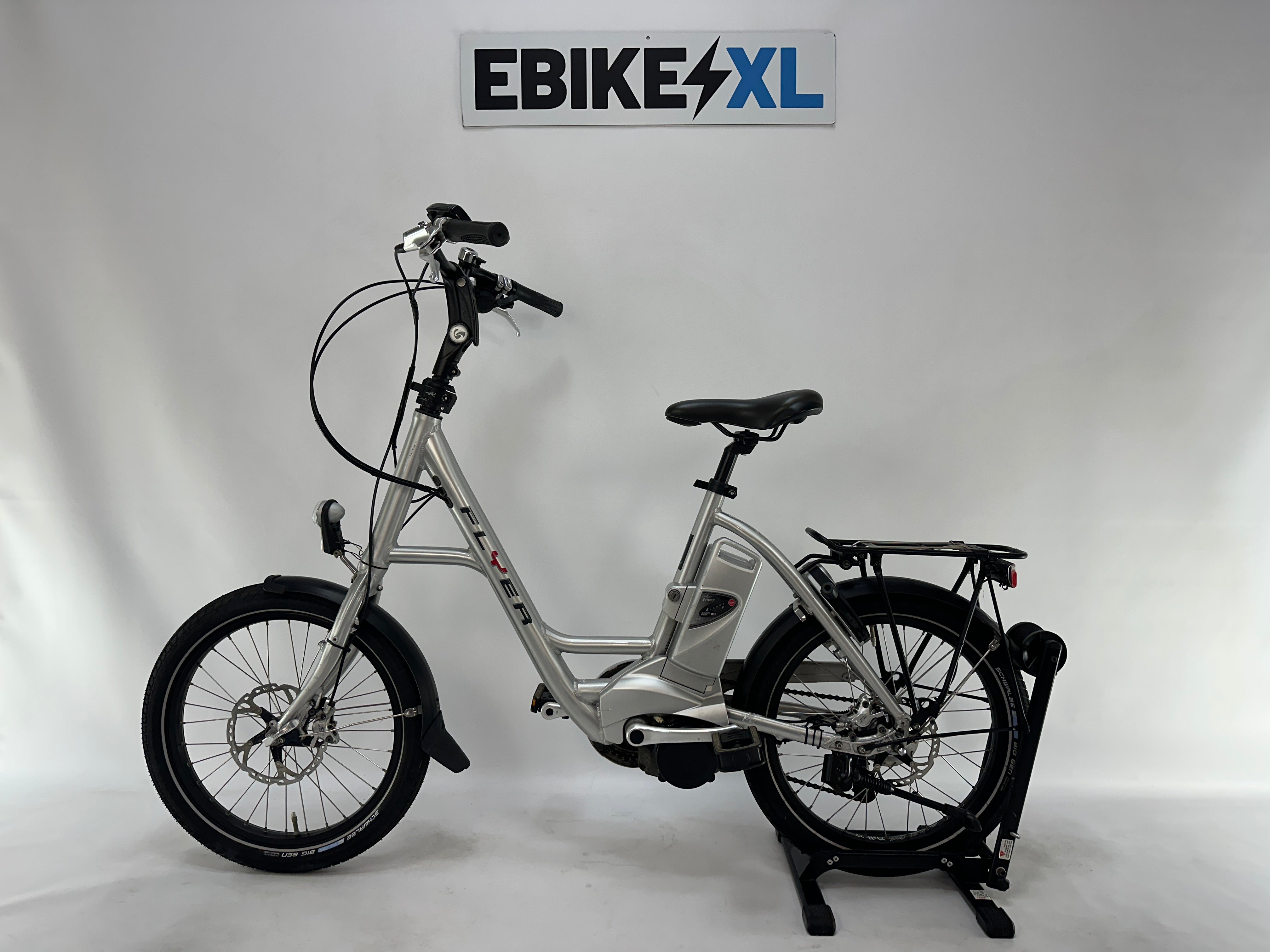 Flyer Compact Fiets Zilver 20