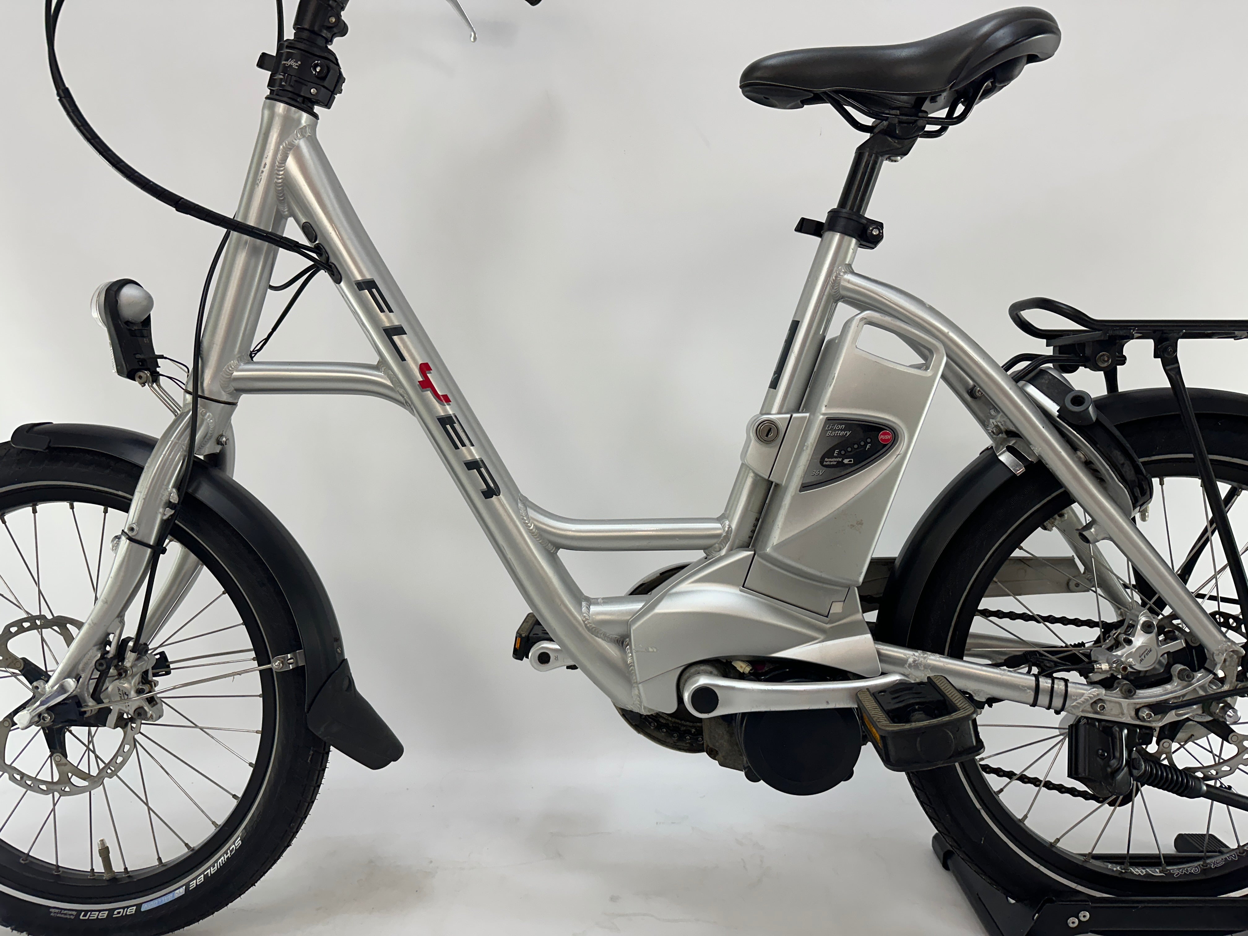Flyer Compact Fiets Zilver 20