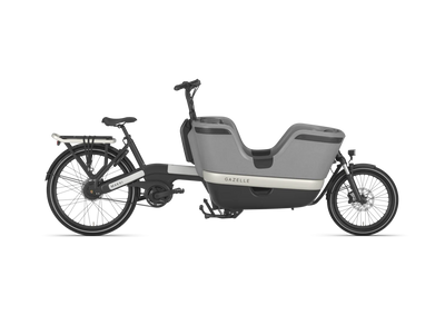 Gazelle Makki Load Bosch Middenmotor 500Wh Belt-Drive, tweedehands, elektrische fiets, zijaanzicht