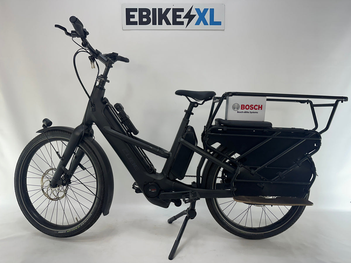 Cube Longtail Hybrid transportfiets bij eBikeXL