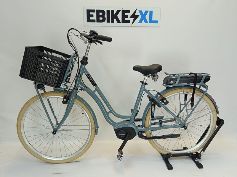 NIEUW! Frappé e-City Comfort Bosch Active Line Plus Middenmotor Stormy Sea Transportfiets