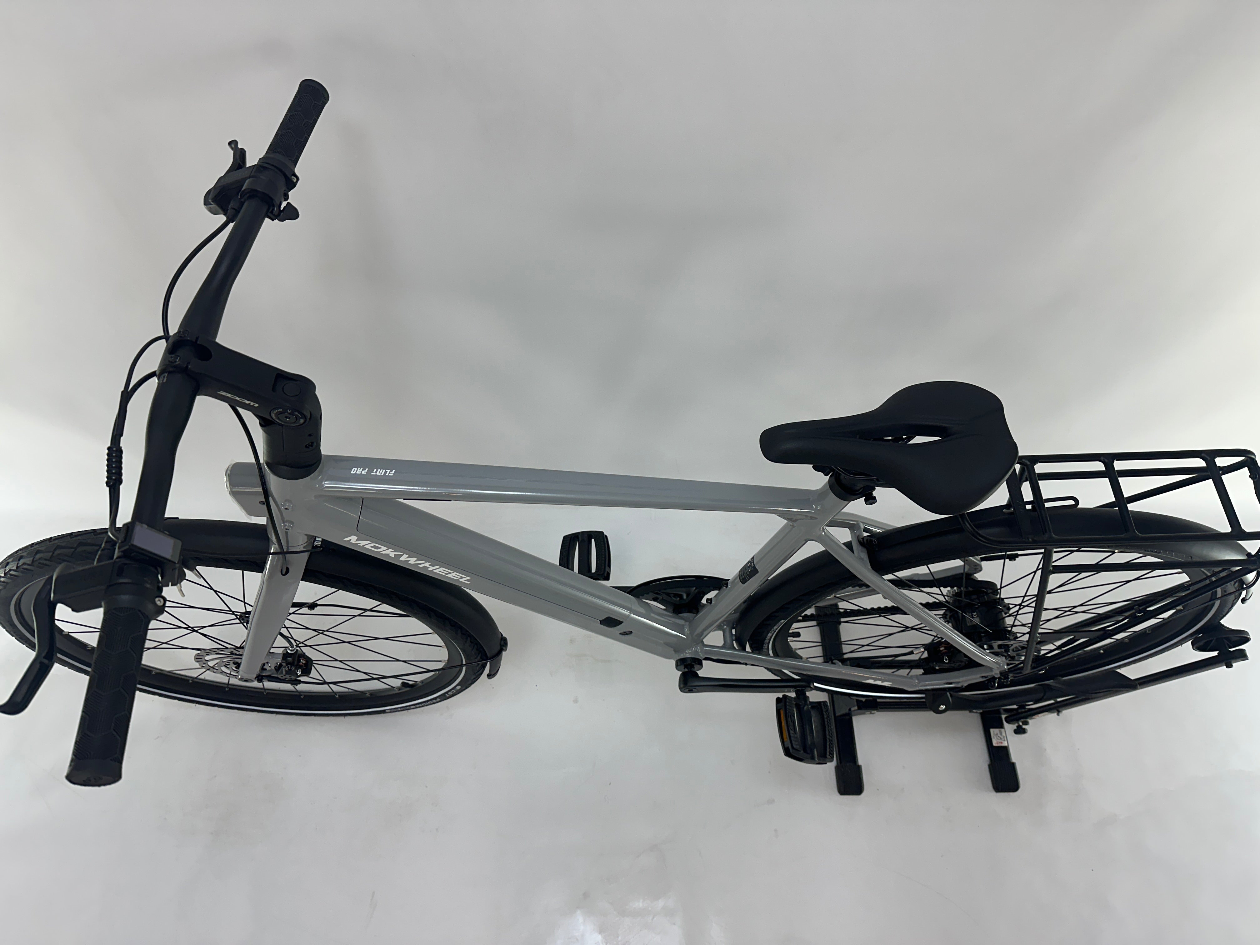 NIEUW! Mokwheel Flint Pro - Grijs - elektrische herenfiets