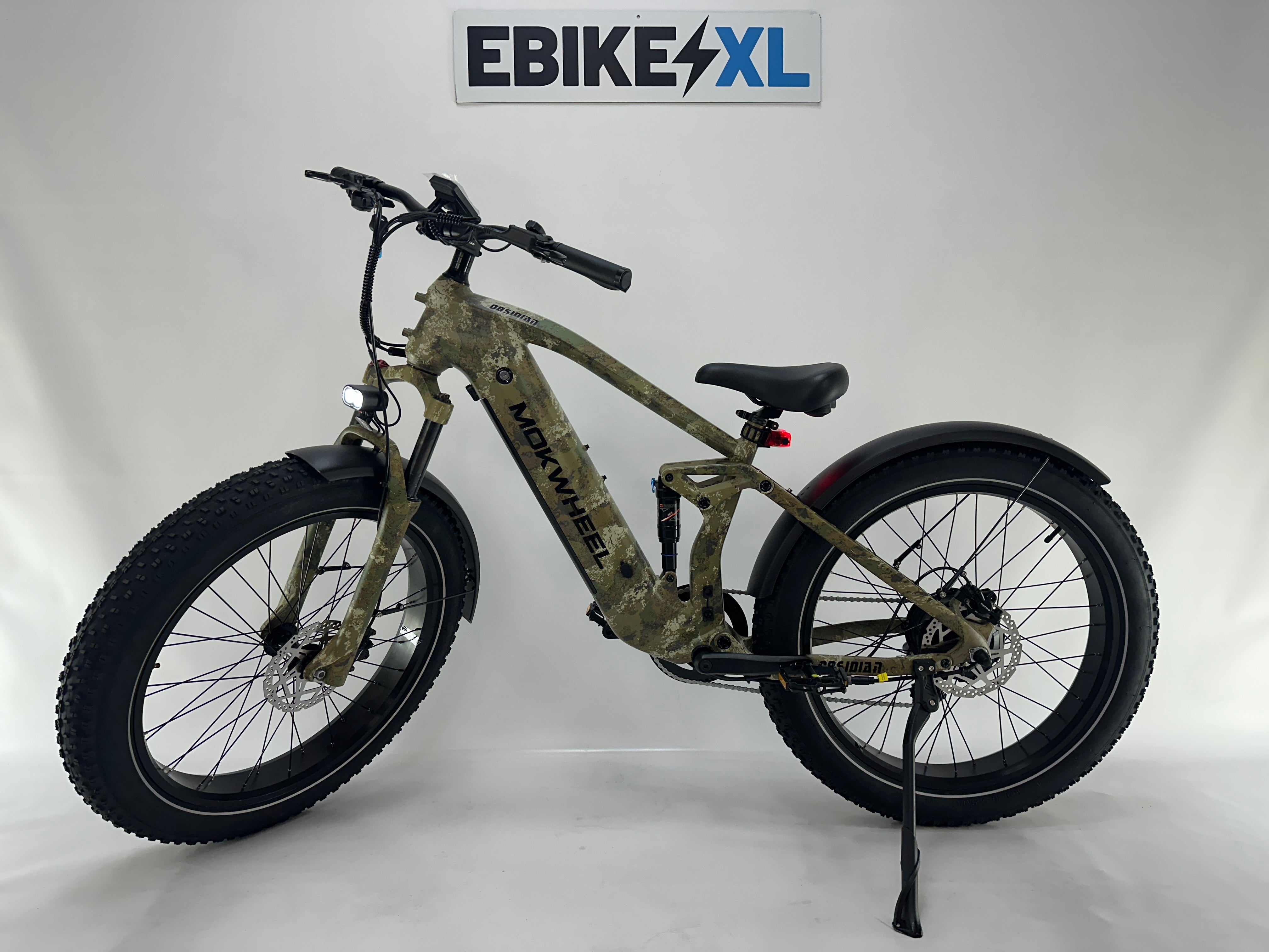NIEUW! Mokwheel Obsidian EMTB Full Supension Fat Tire 4.0