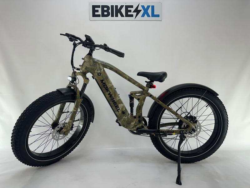 NIEUW! Mokwheel Obsidian EMTB Full Supension Fat Tire 4.0