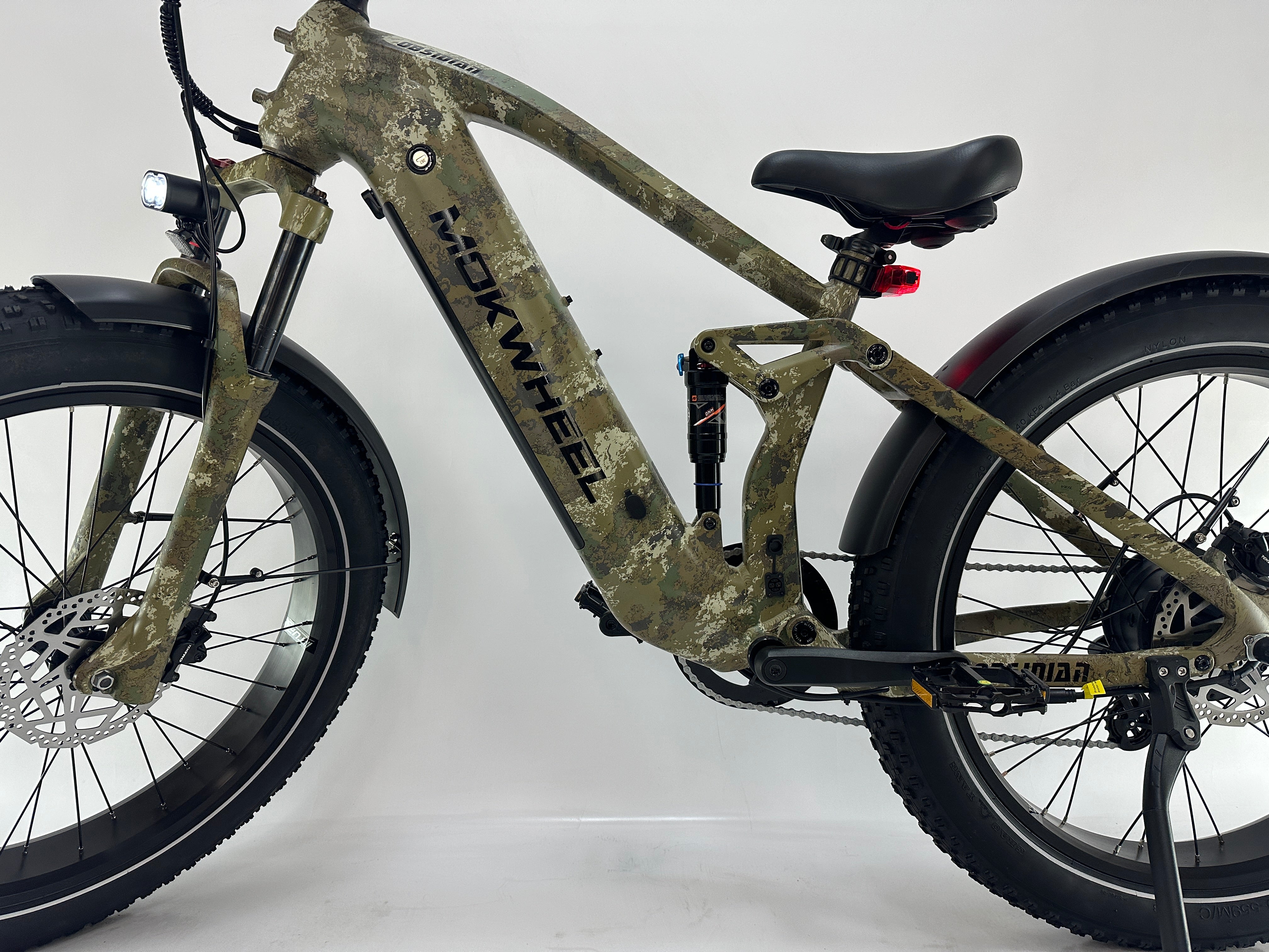 NIEUW! Mokwheel Obsidian EMTB Full Supension Fat Tire 4.0