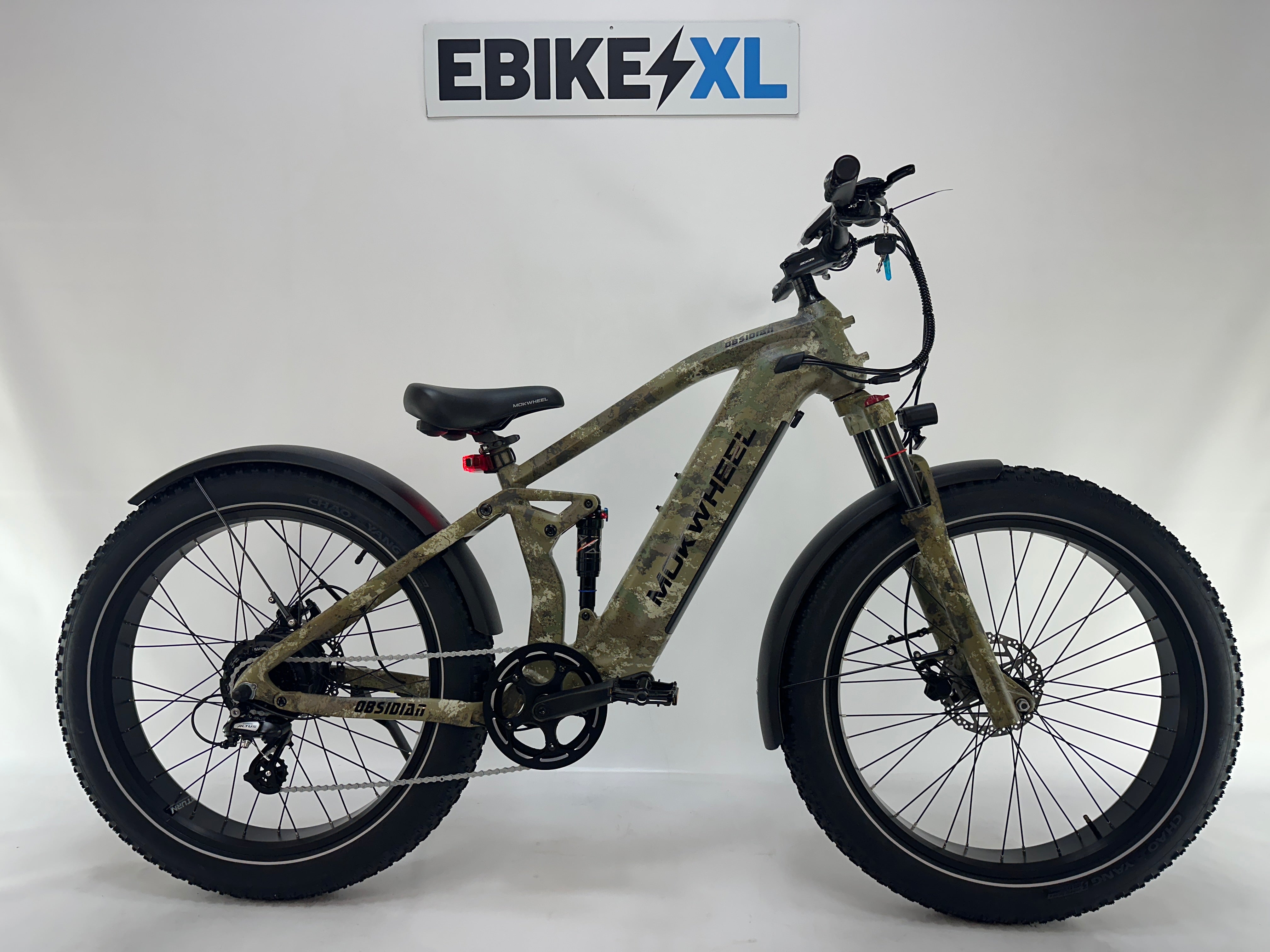 NIEUW! Mokwheel Obsidian EMTB Full Supension Fat Tire 4.0