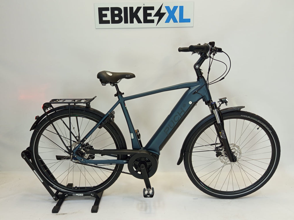 Puch CITY 5.5 Bosch Active Line Plus Middenmotor Belt-Drive Heren, elektrische fiets, linkerzijde
