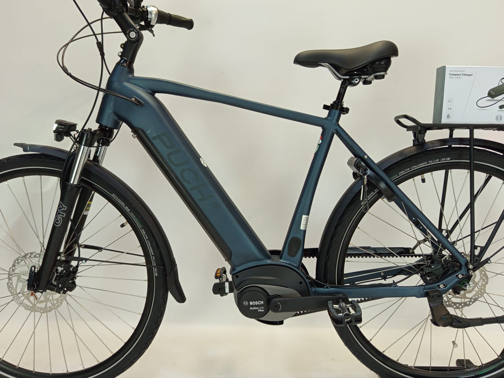 Puch CITY 5.5 Bosch Active Line Plus Middenmotor Belt-Drive Heren, detailfoto 2