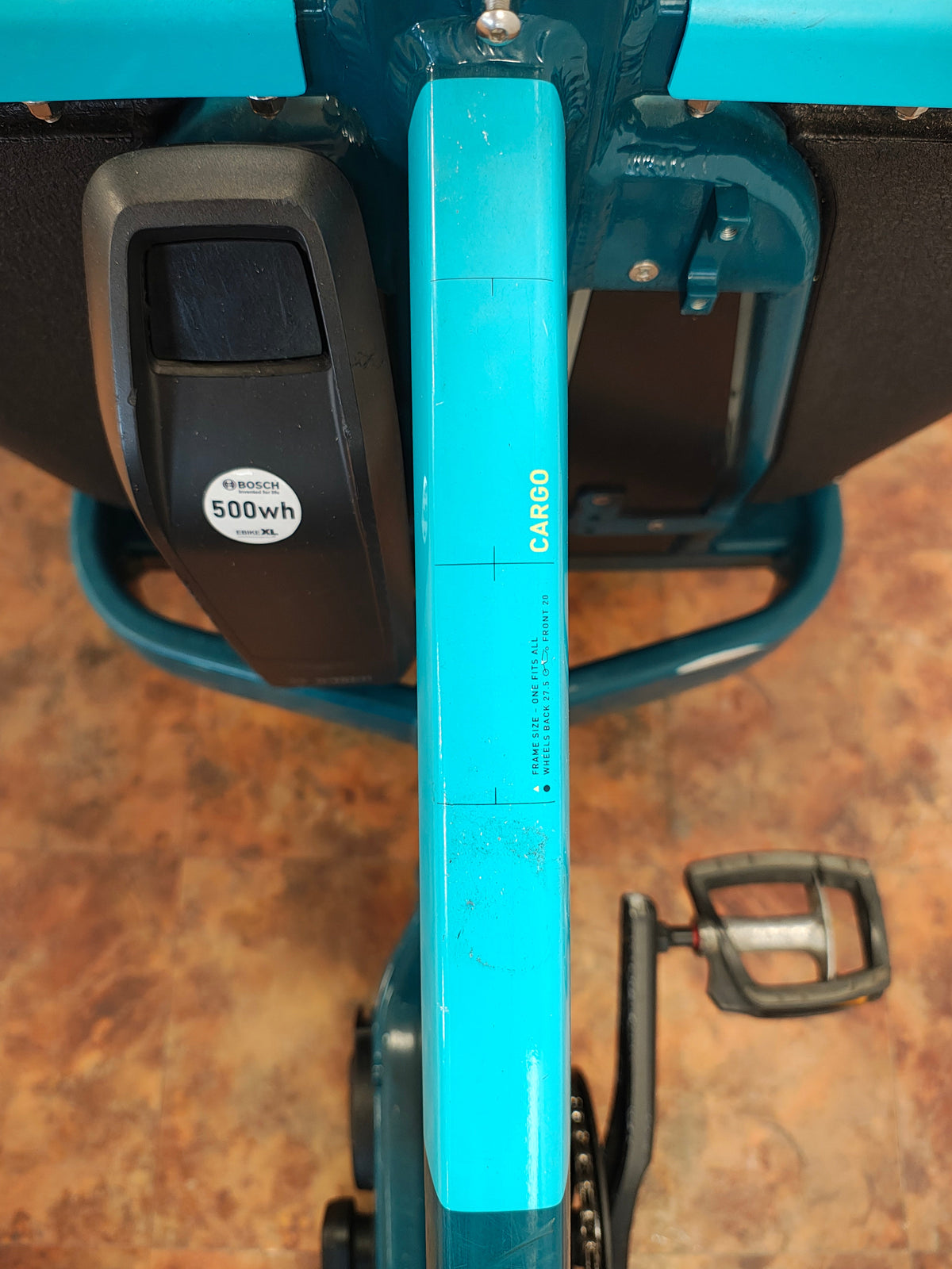 Cube Cargo Hybrid 500 Bosch Cargo Line Middenmotor Blauw | Tweedehands | 1 jaar garantie