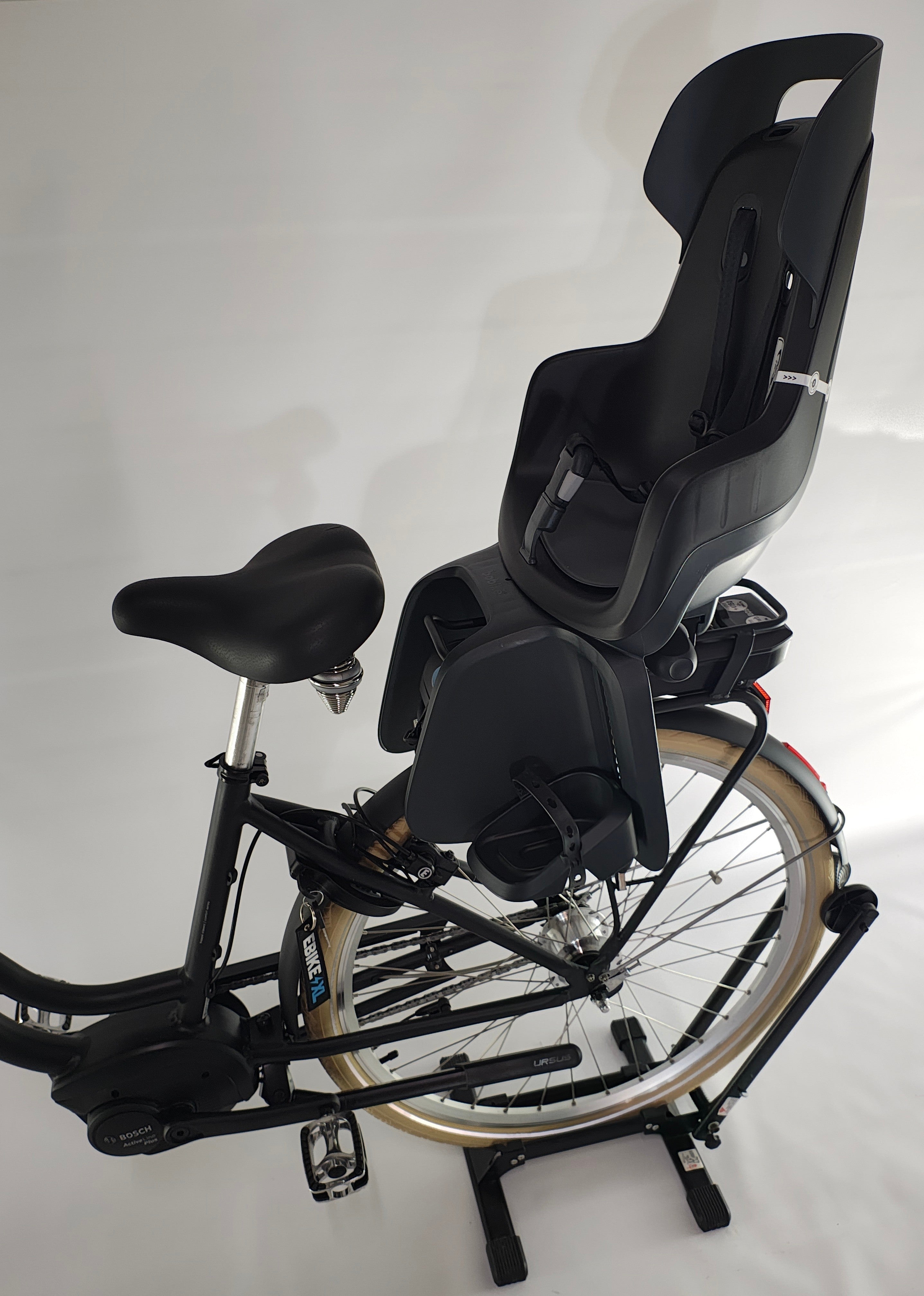 NIEUW! Frappé e-City Comfort Bosch Active Line Plus Middenmotor Zwart Mat Transportfiets L