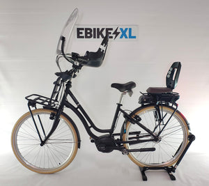 NIEUW! Frappé e-City Comfort Bosch Active Line Plus Middenmotor Zwart Mat Transportfiets L