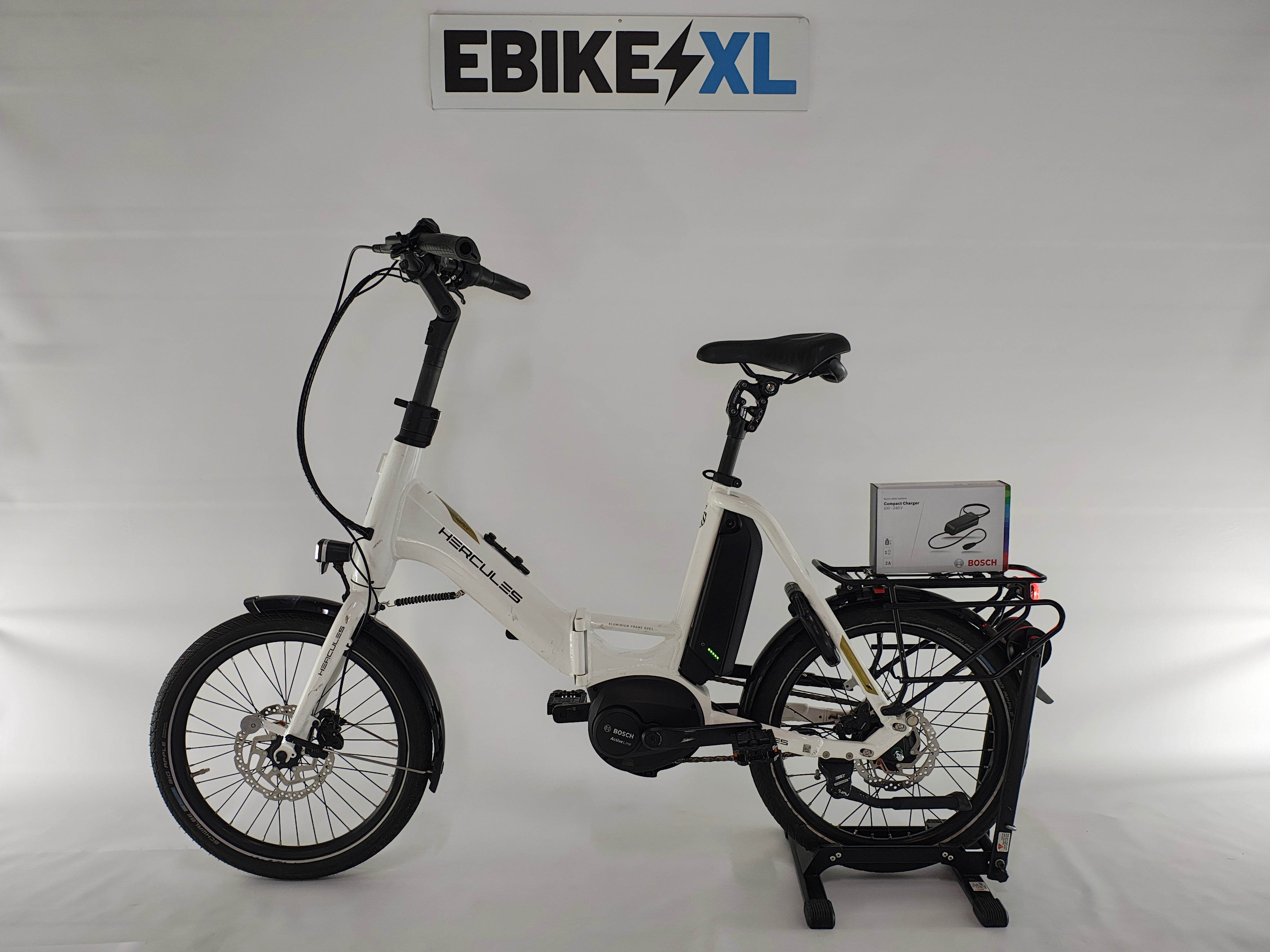 DEMO! Hercules Rob Fold F8 Bosch Active Line Middenmotor Vouwfiets