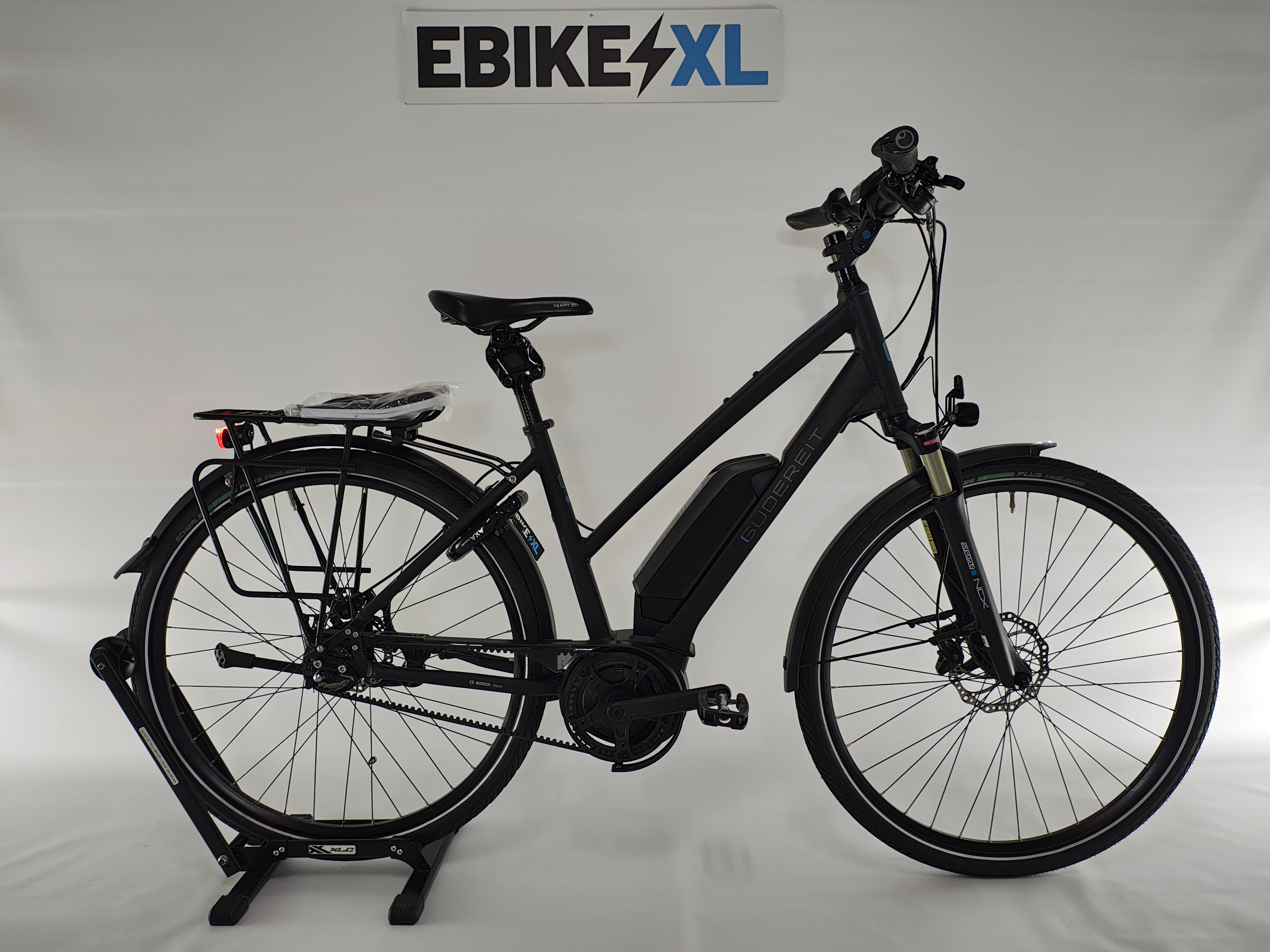 1400km! Gudereit ET-9 EVO Bosch Performance Line Middenmotor 500Wh Belt-Drive!