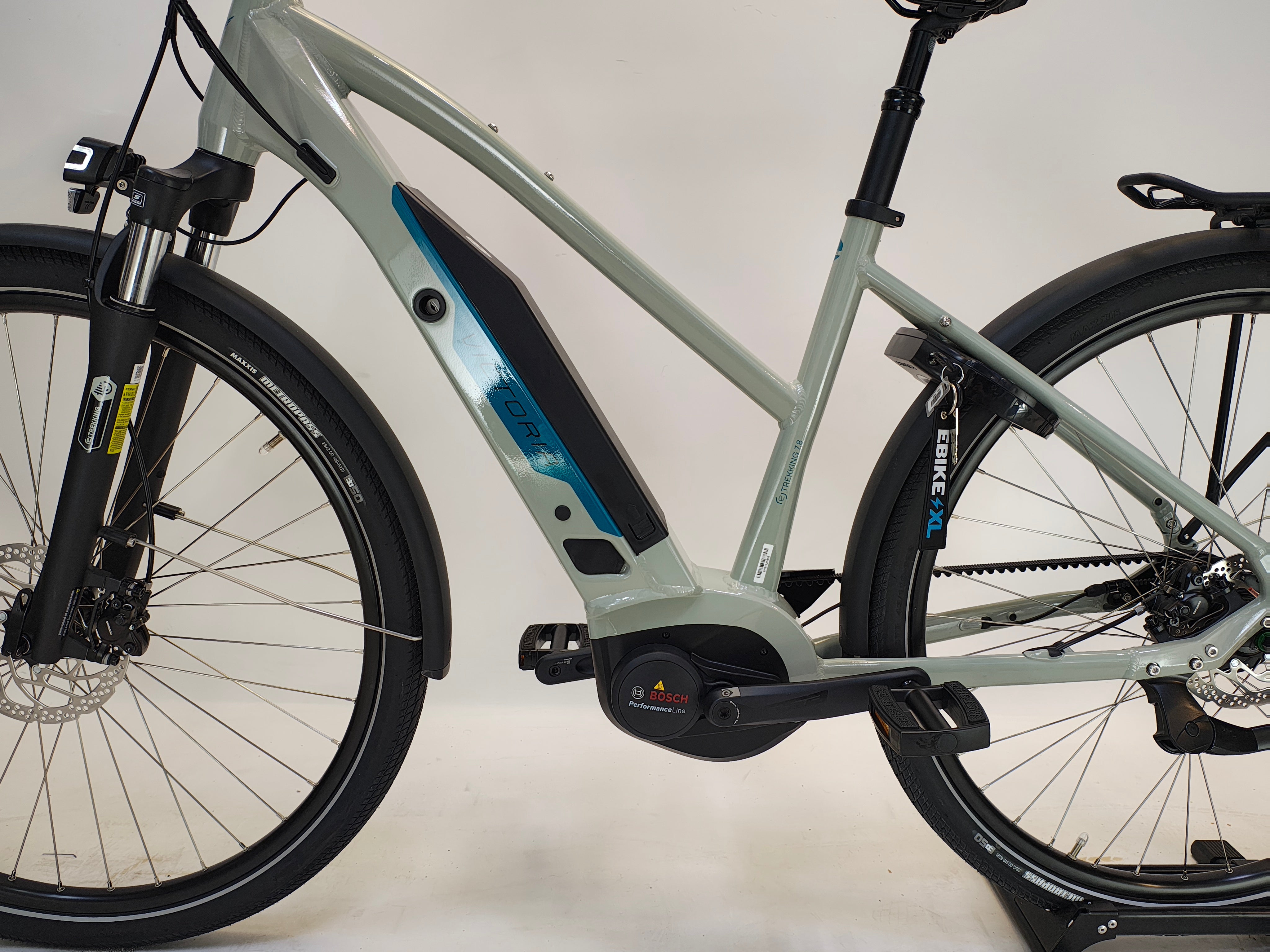 NIEUW! Victoria e-Trekking 7.8 Bosch Performance Line Middenmotor 500Wh Belt-drive!
